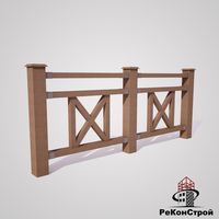 Декоративные заборы Amstel Wood, цвет коричневый №3 в Волгограде